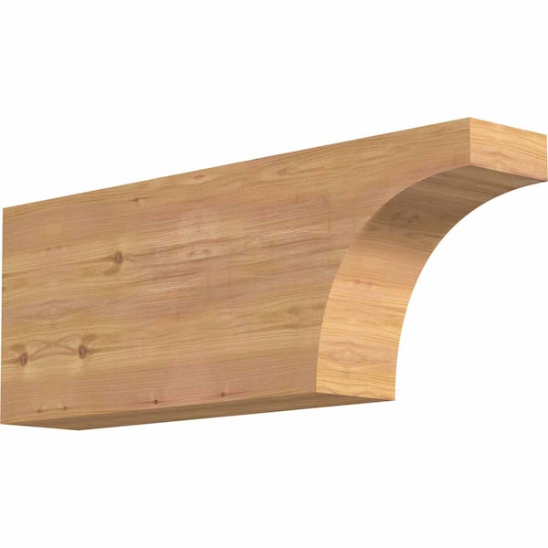 Ekena Millwork Huntington Smooth Rafter Tail, Western Red Cedar, 5 1/2"W x 12"H x 32"L RFT06X12X32HUN00SWR - main